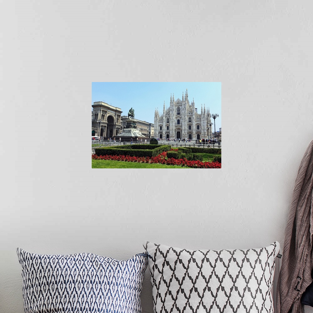 A bohemian room featuring Milan Cathedral, Milan, Lombardy, Italy