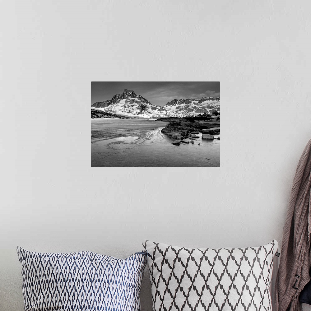 A bohemian room featuring Mt. Ritter and Banner Peak over Thousand Island Lake.  Thousand Island Lake is located in Ansel A...