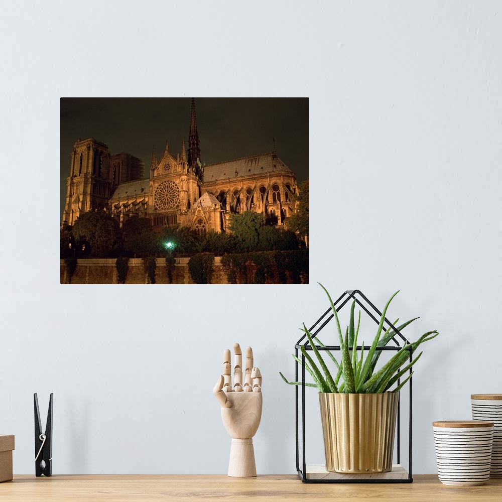 A bohemian room featuring Notre Dame