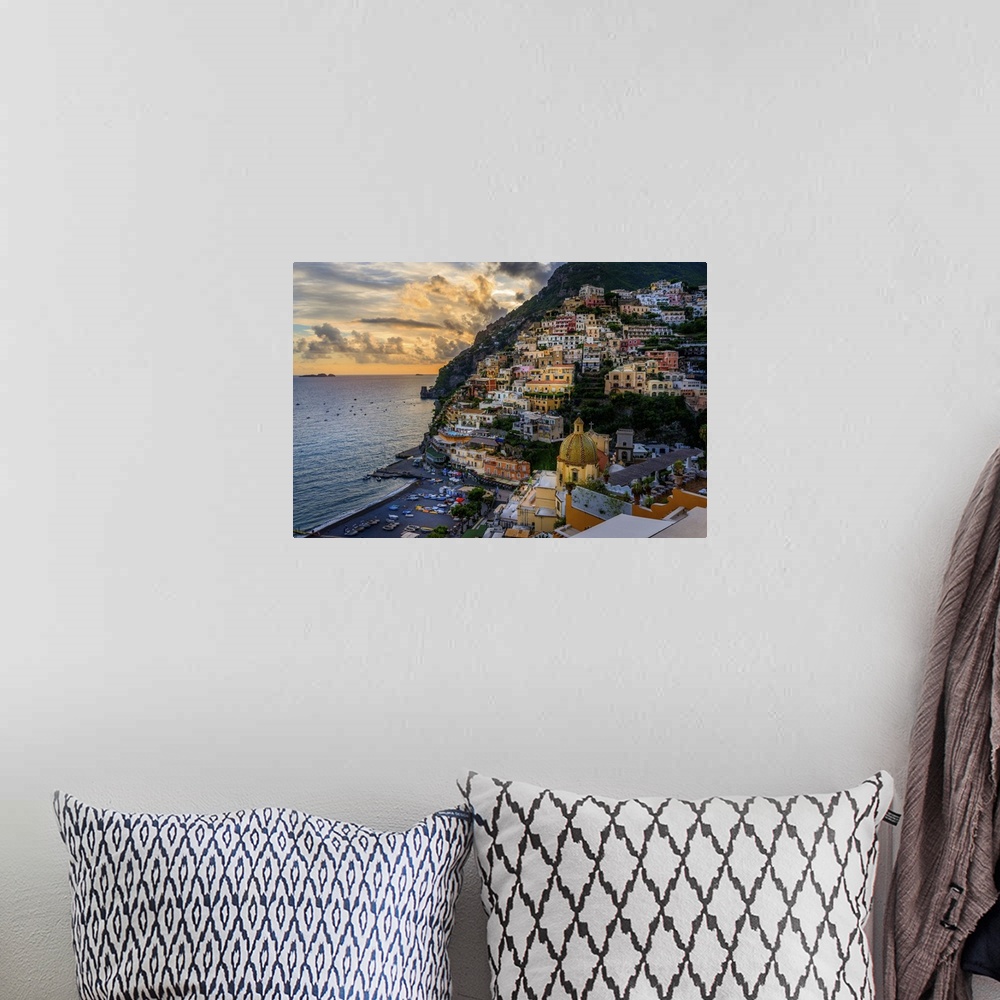 A bohemian room featuring Positano, Amalfi Coast, Italy