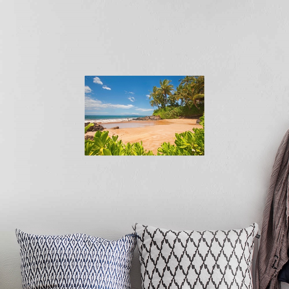 A bohemian room featuring Secluded Sandy Beach On Maui