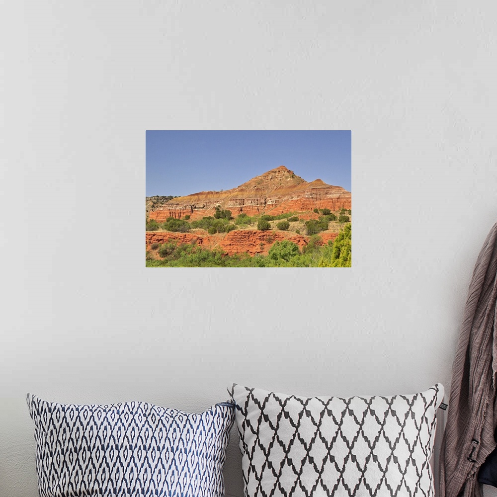 A bohemian room featuring Palo Duro Canyon, Texas.  Successive rock layers can be seen in the second largest canyon in the ...