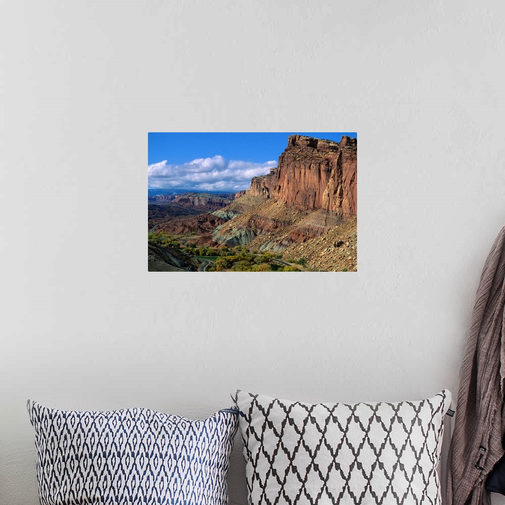 A bohemian room featuring Capitol Reef National Park, Utah, United States, North America