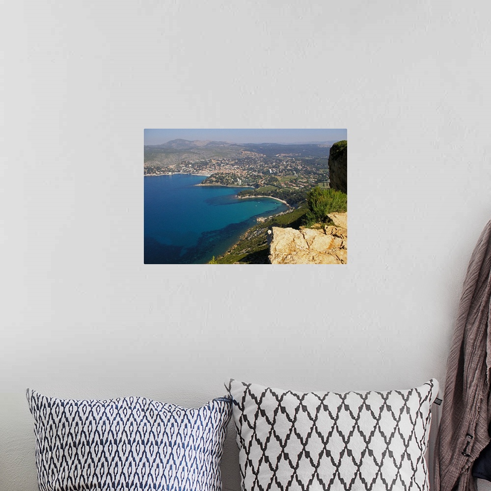 A bohemian room featuring Top View from bay CassisFrance - French Riviera.