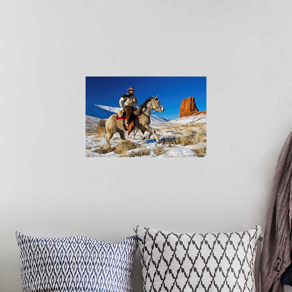 A bohemian room featuring Wyoming Cowboy