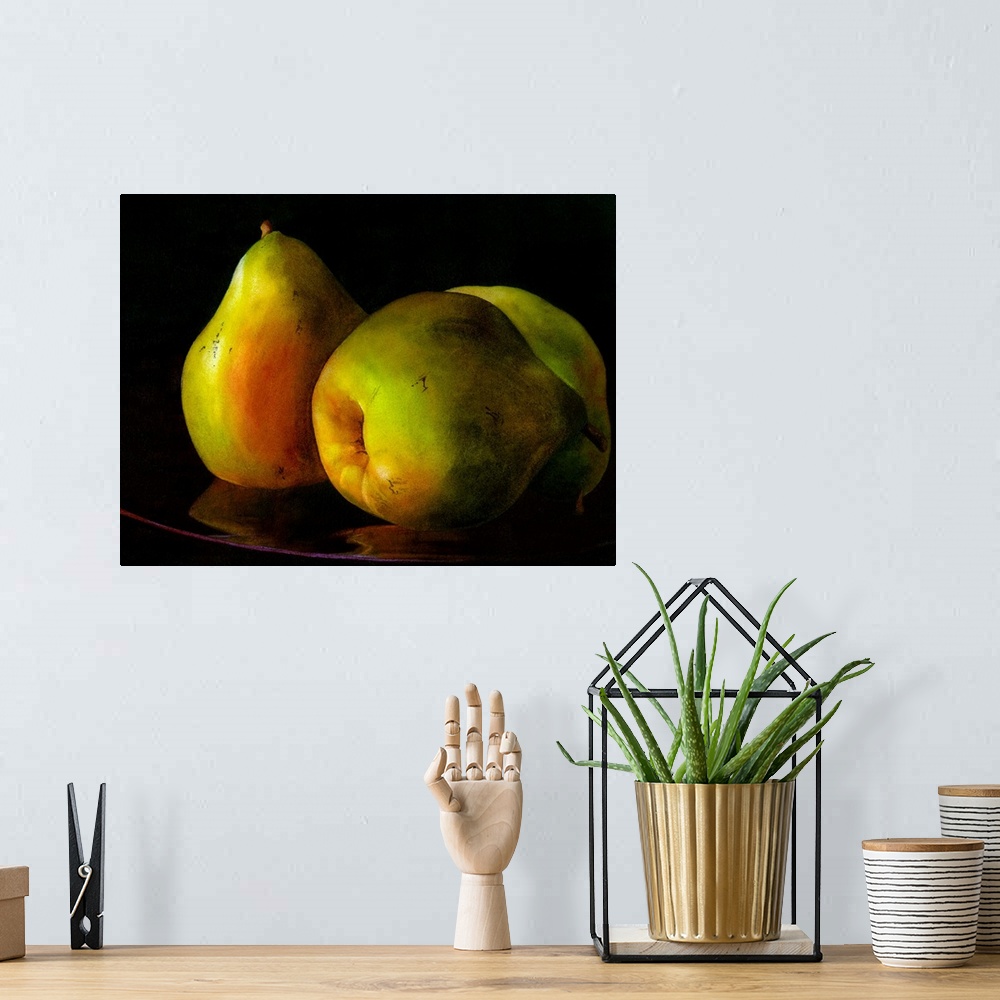 A bohemian room featuring Three Pears