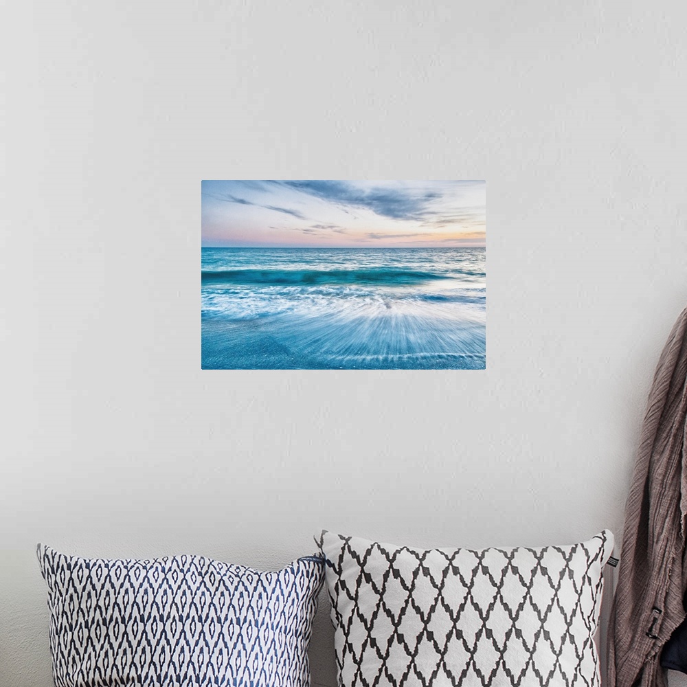 A bohemian room featuring Wave Over Wave