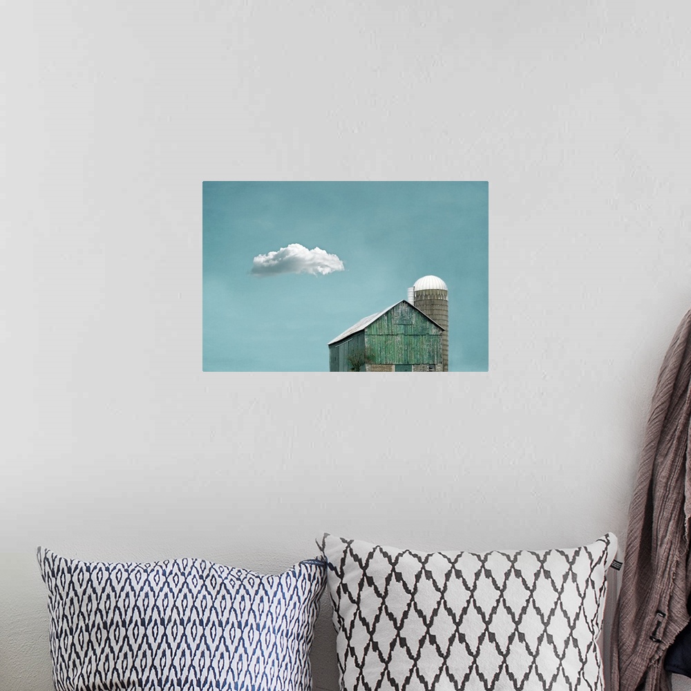 A bohemian room featuring Green Barn and Cloud