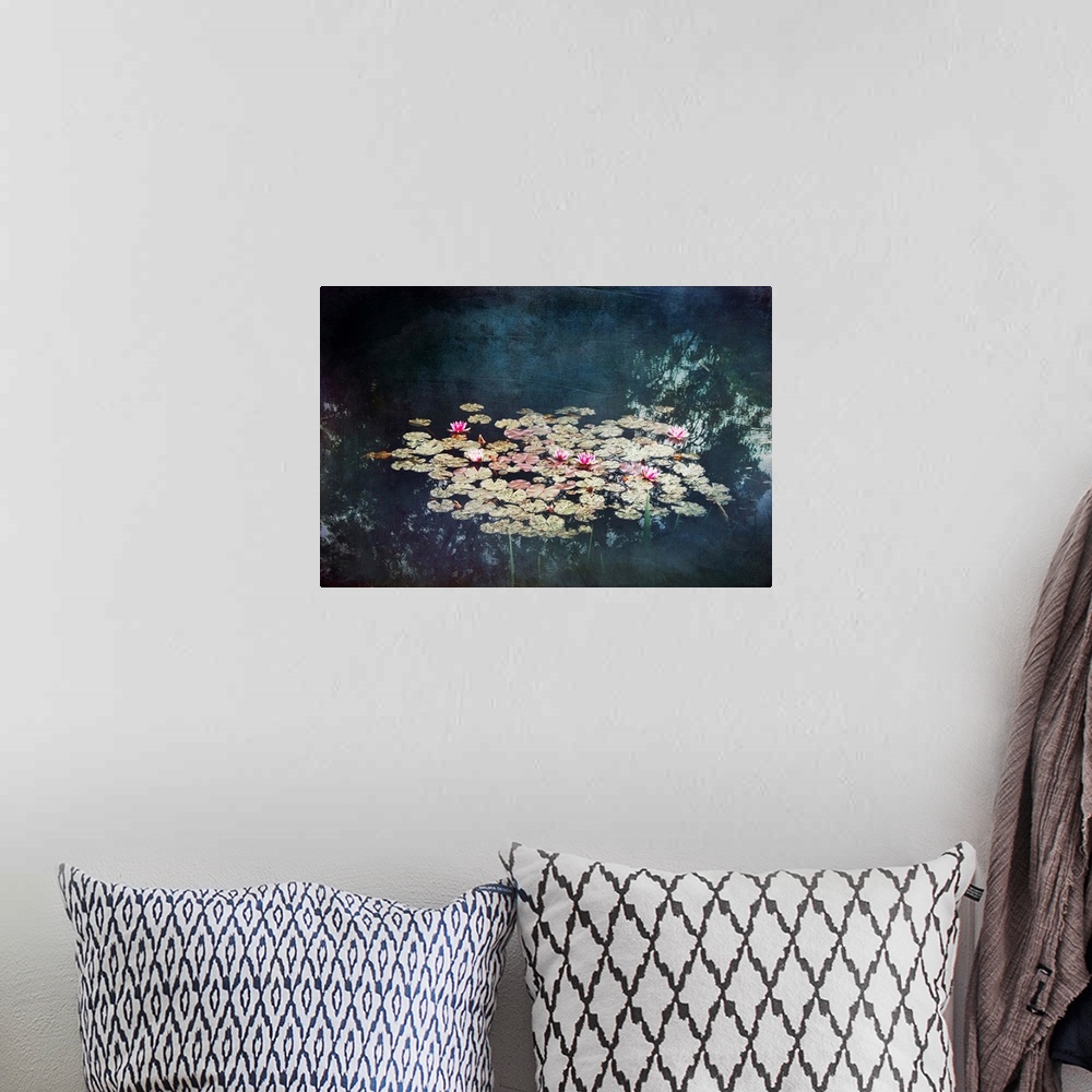 A bohemian room featuring Waterlilies