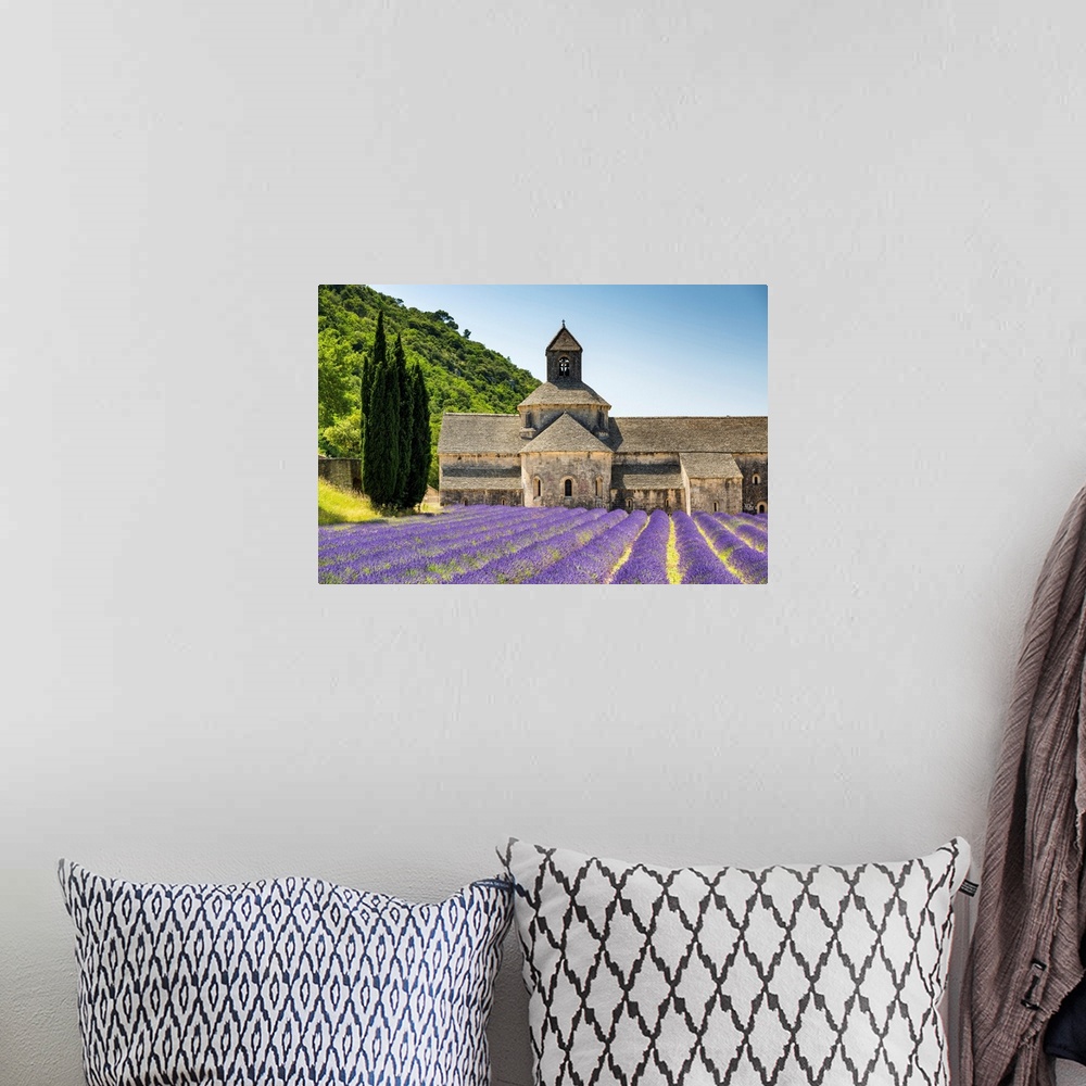 A bohemian room featuring Abbaye De Senanque, Provence, France