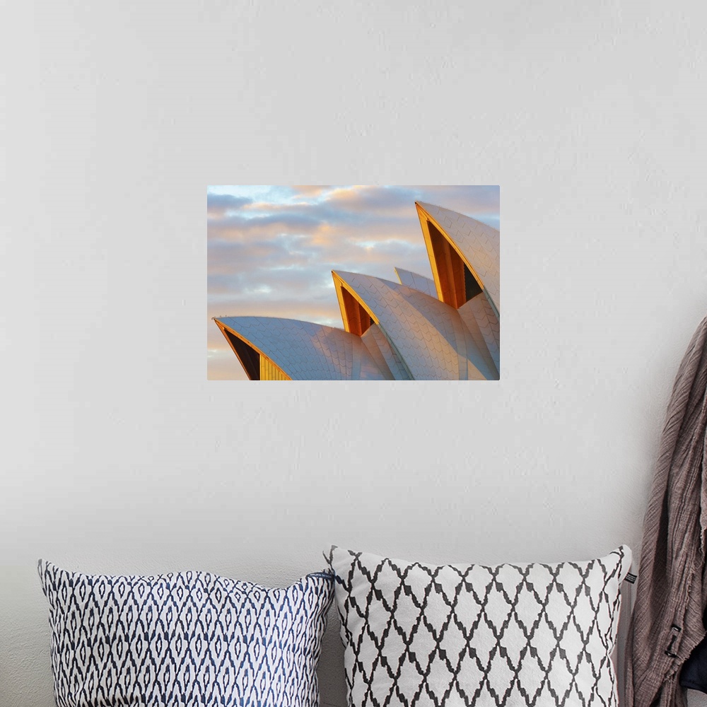 A bohemian room featuring Australia, New South Wales, Sydney, Sydney Opera House, Close-up at sunrise