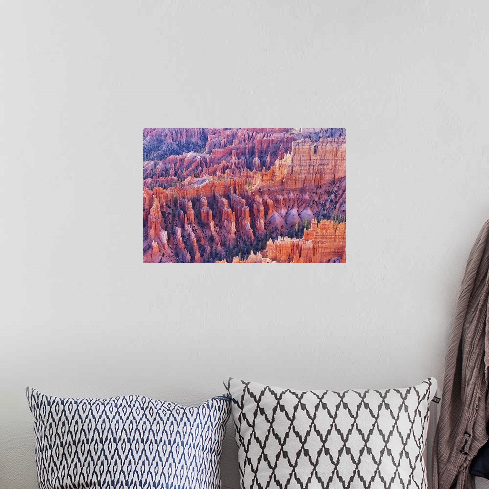 A bohemian room featuring Bryce Canyon, Bryce Canyon National Park, Utah, USA.
