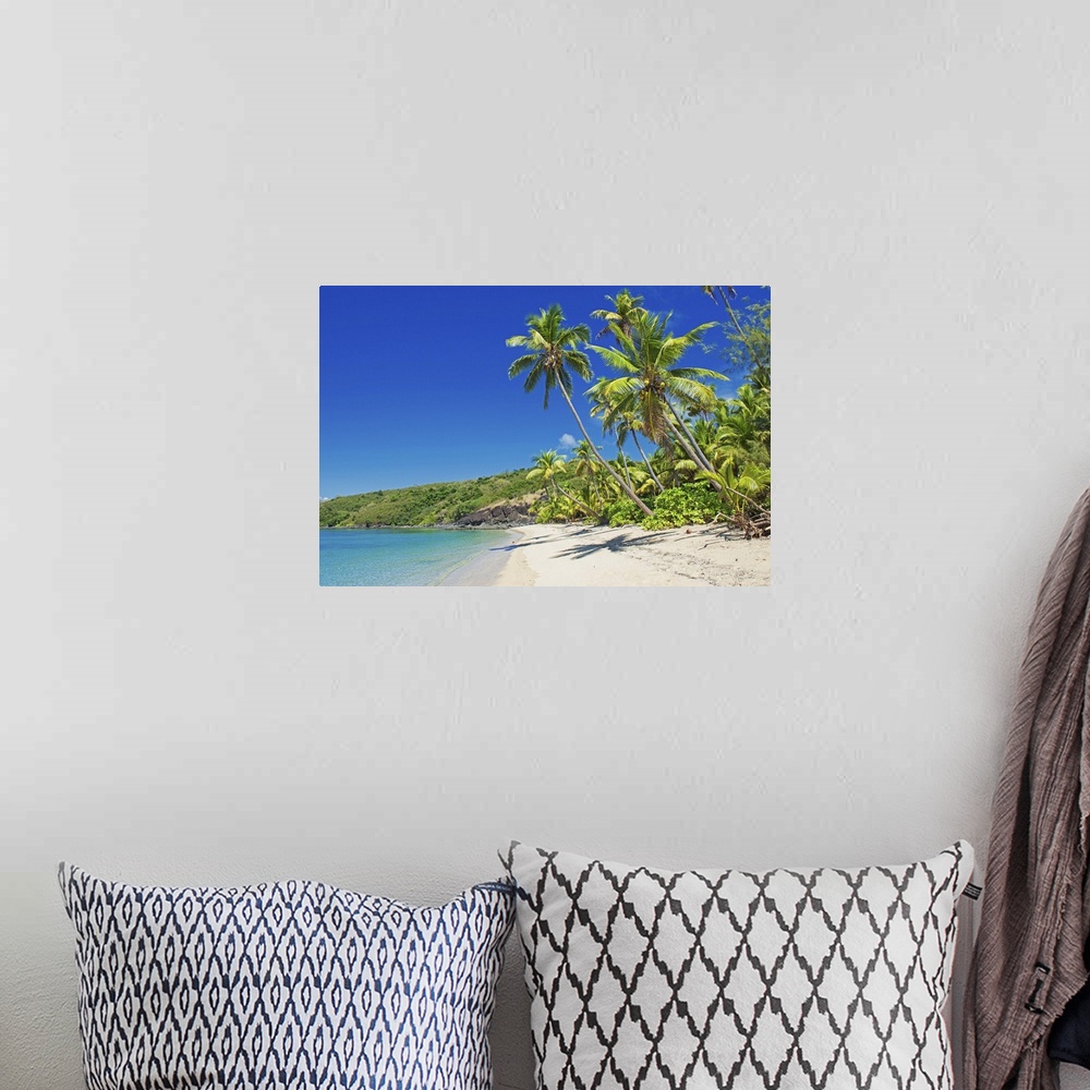 A bohemian room featuring Tropical beach, Drawaqa Island, Yasawa island group, Fiji, South Pacific islands, Pacific