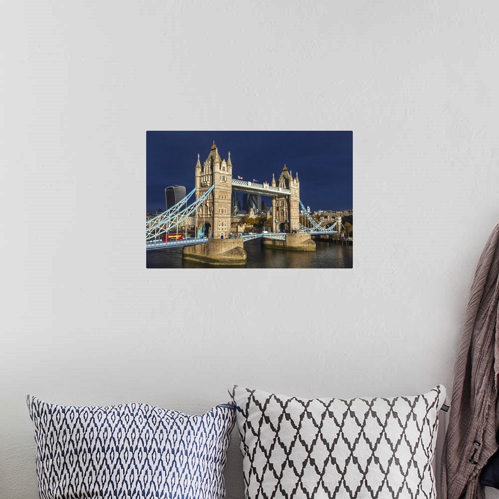 A bohemian room featuring England, London, Tower Bridge and The City of London Skyline
