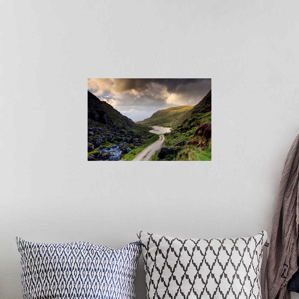 A bohemian room featuring Europe, Ireland, ring of Kerry, Gap of Dunloe at sunset