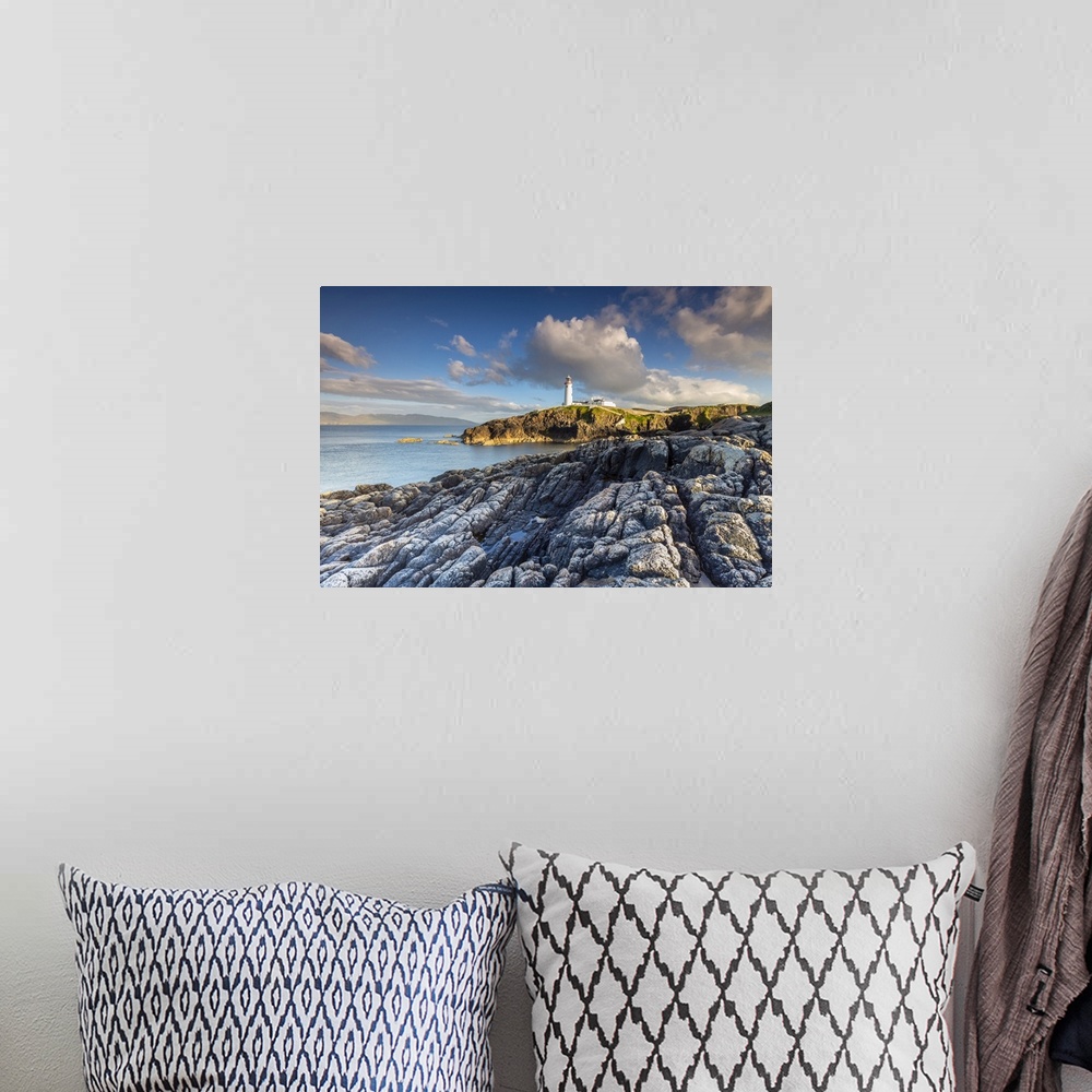 A bohemian room featuring Fanad Head lighthouse, County Donegal, Ulster region, Ireland