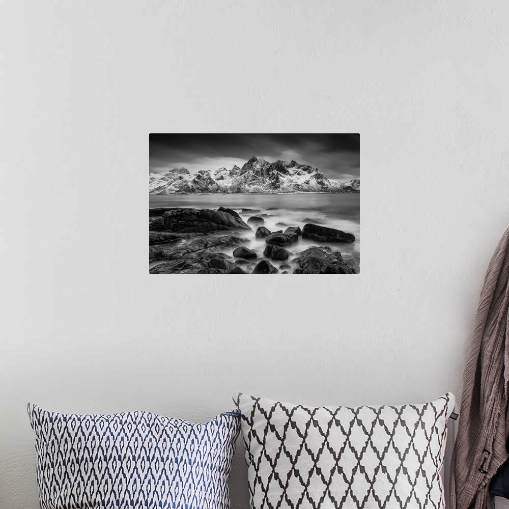 A bohemian room featuring Flakstad, Lofoten Islands, Norway