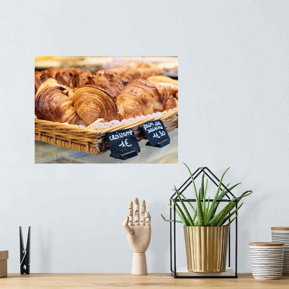 A bohemian room featuring France, Provence, Nimes, Croissants in bakery