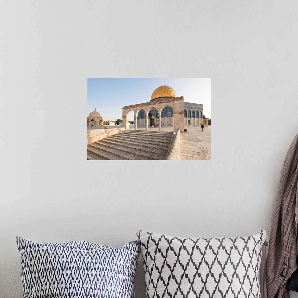 A bohemian room featuring Israel, Jerusalem, Temple Mount, Dome of the Rock