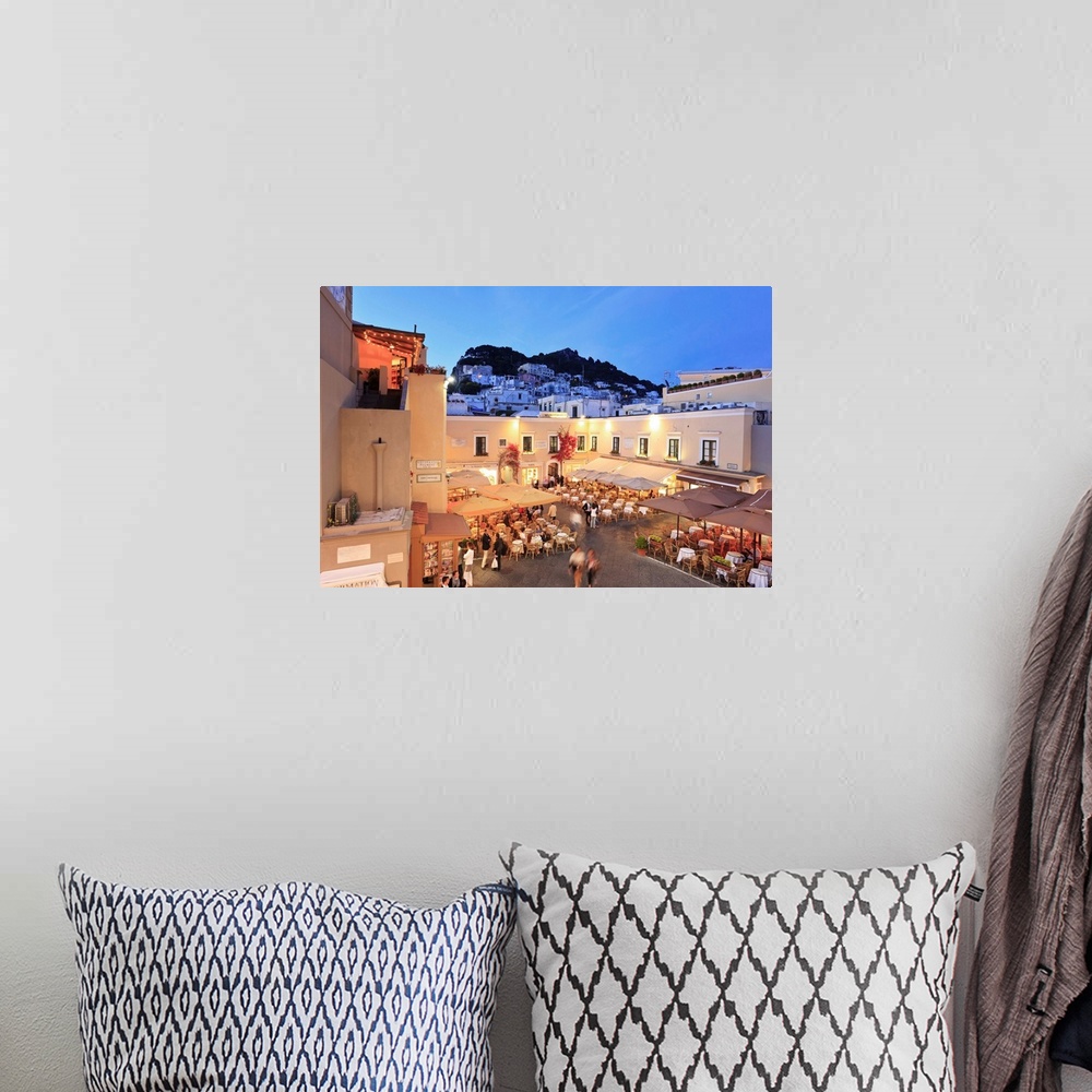 A bohemian room featuring Italy, Campania, Napoli district, Capri.