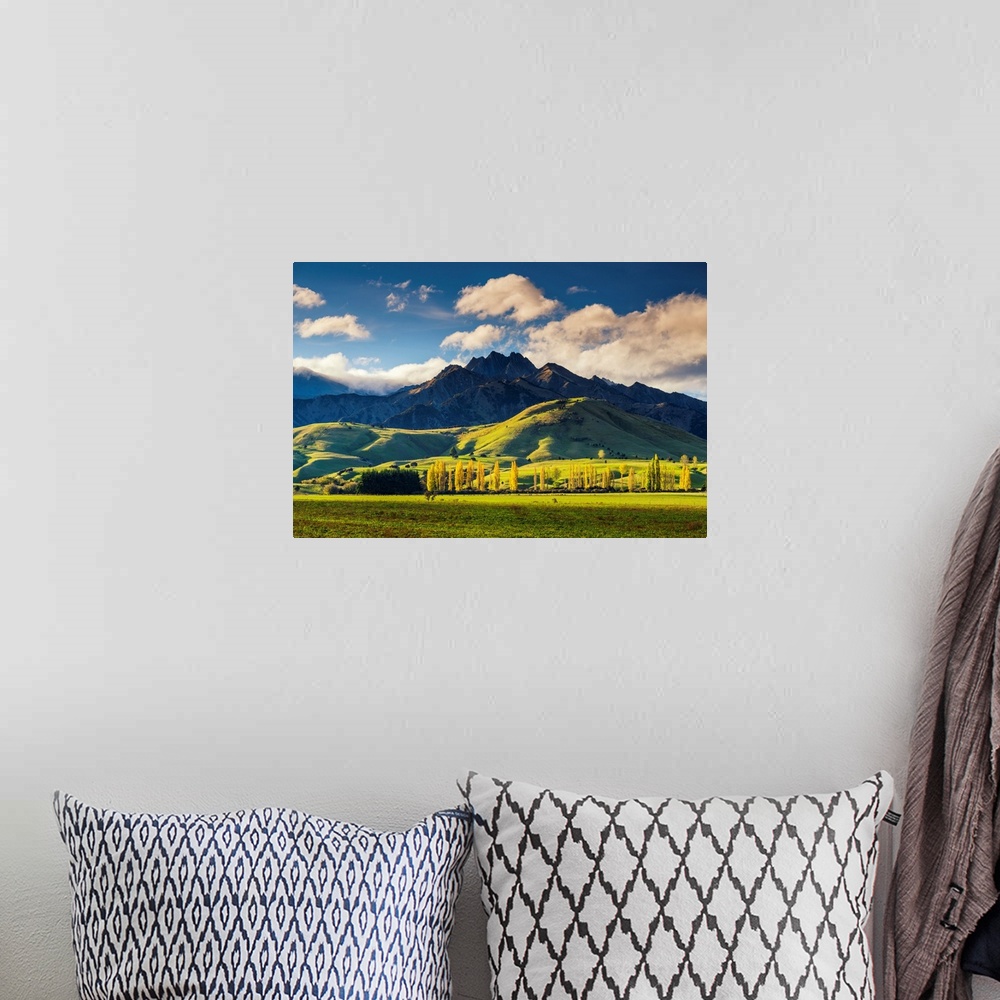 A bohemian room featuring Mt. Burke, Near Wanaka, New Zealand
