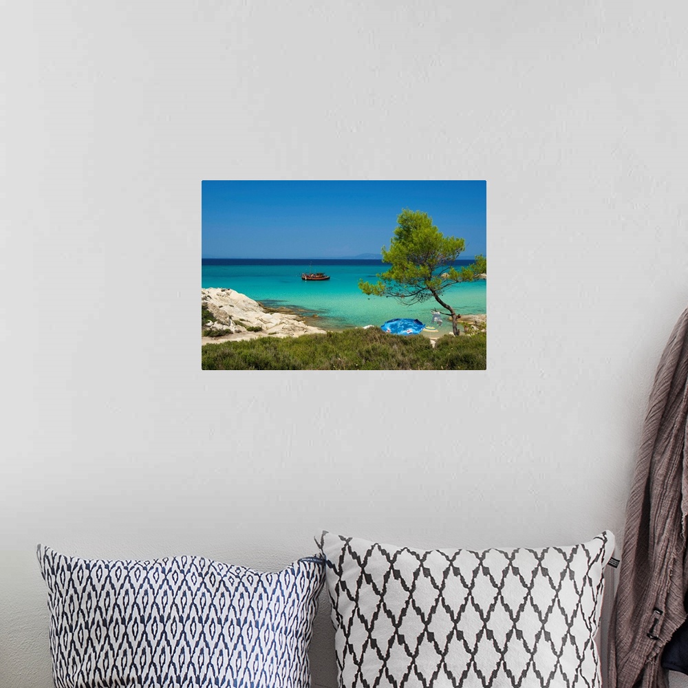A bohemian room featuring Portokali Beach, Kavourotypes, Sithonia, Halkidiki, Greece