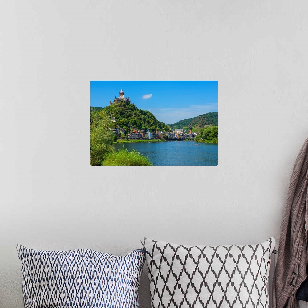 A bohemian room featuring Reichsburg With River Mosel And Cochem, Rhineland-Palatinate, Germany