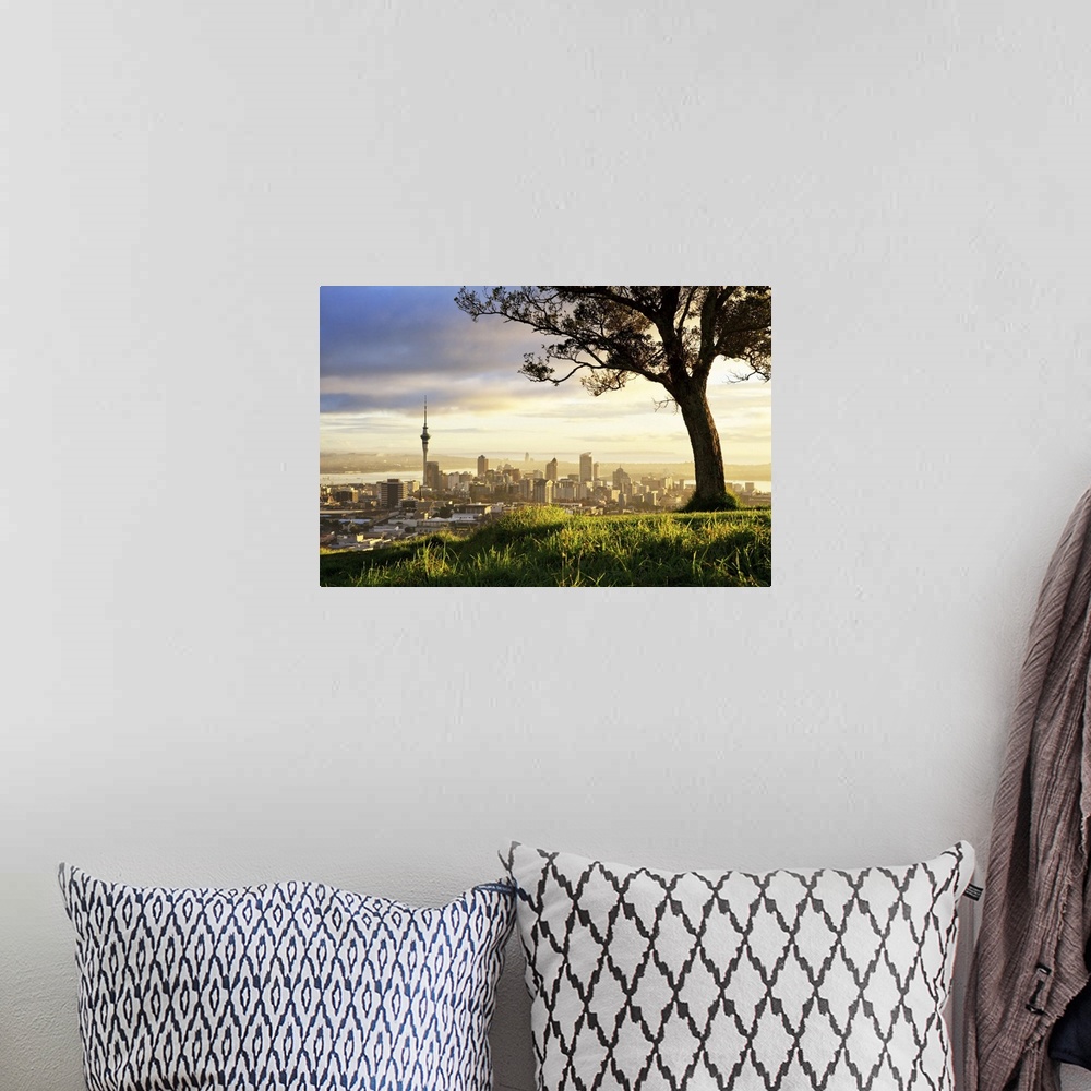 A bohemian room featuring Sunrise from Mount Eden, Auckland, New Zealand