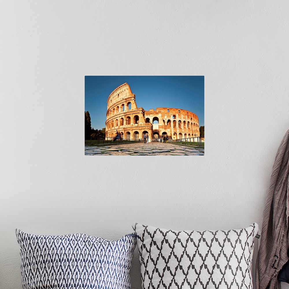 A bohemian room featuring The Colosseum, roman forum, Rome, Lazio, Italy, Europe.
