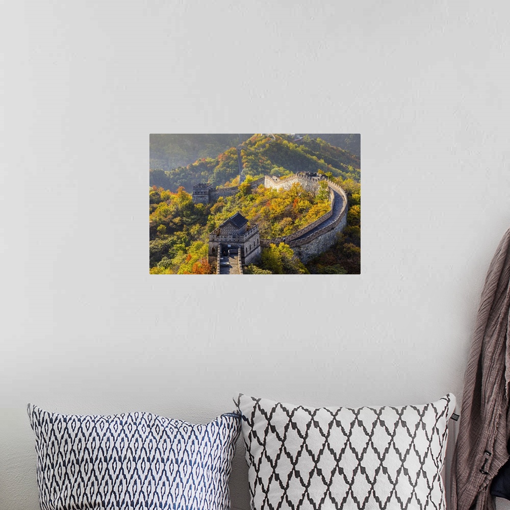 A bohemian room featuring The Great Wall at Mutianyu nr Beijing in Hebei Province, China