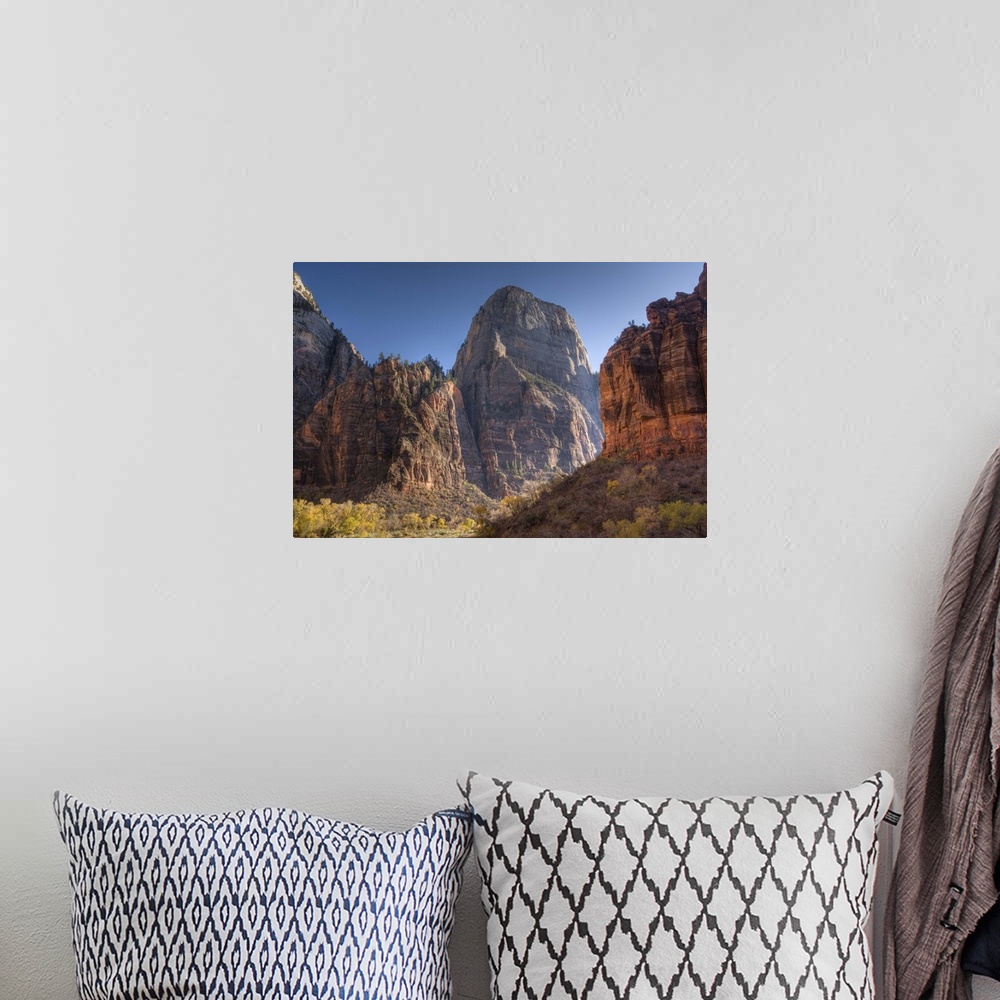 A bohemian room featuring USA, Utah, Zion National Park, The Great White Throne