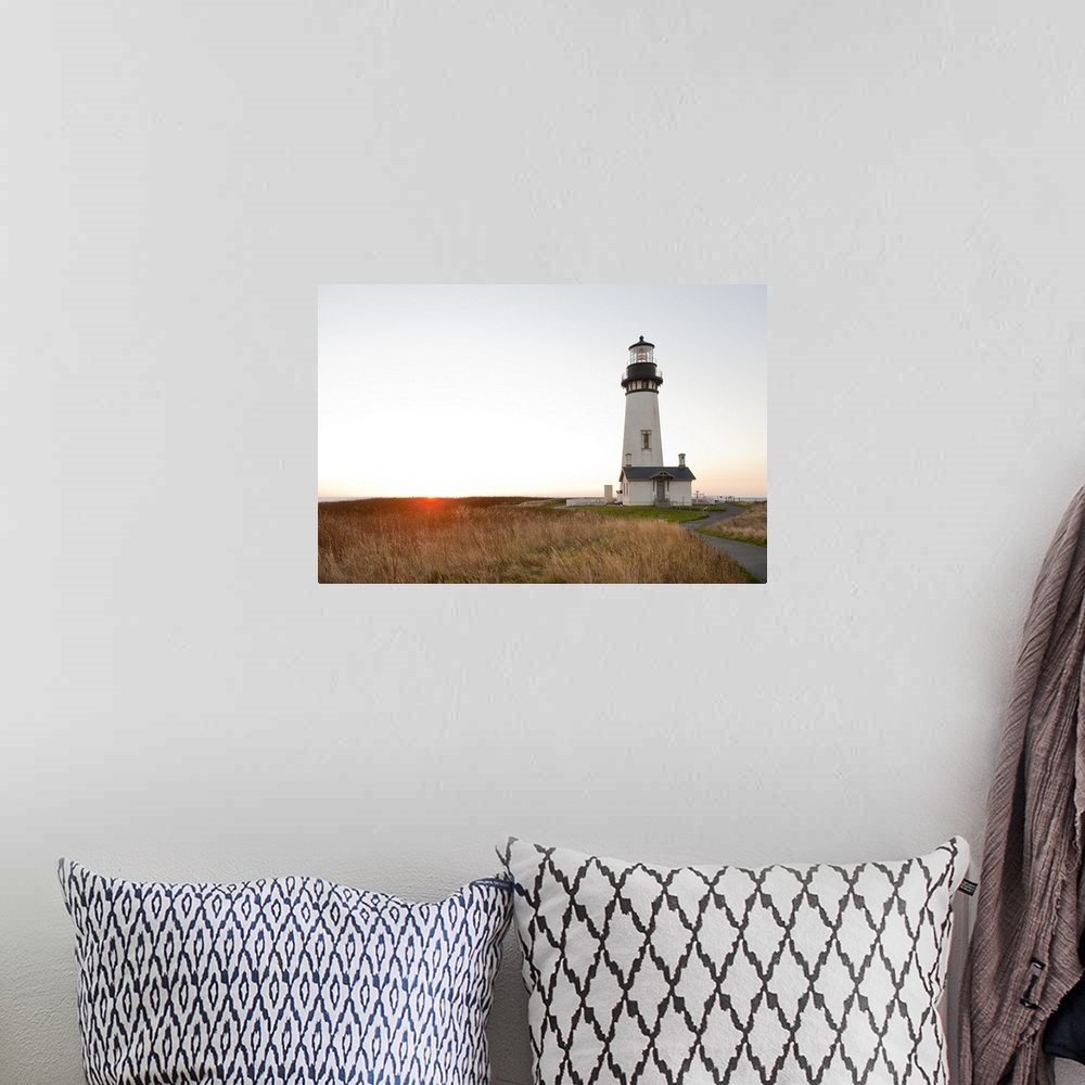 A bohemian room featuring Yaquina Head Lighthouse, Oregon Coast, Oregon, USA