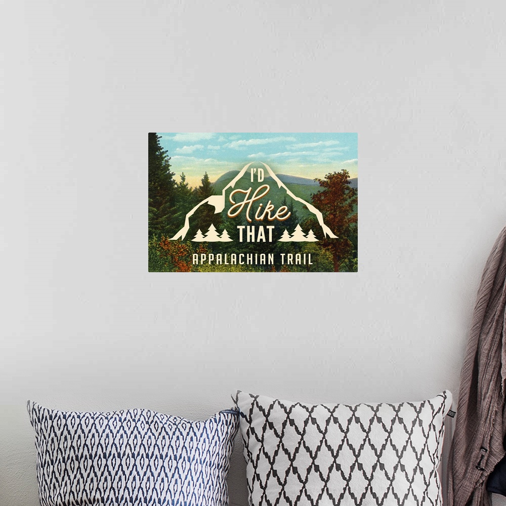 A bohemian room featuring Appalachian Trail - Id Hike That - Mountains - Sentiment