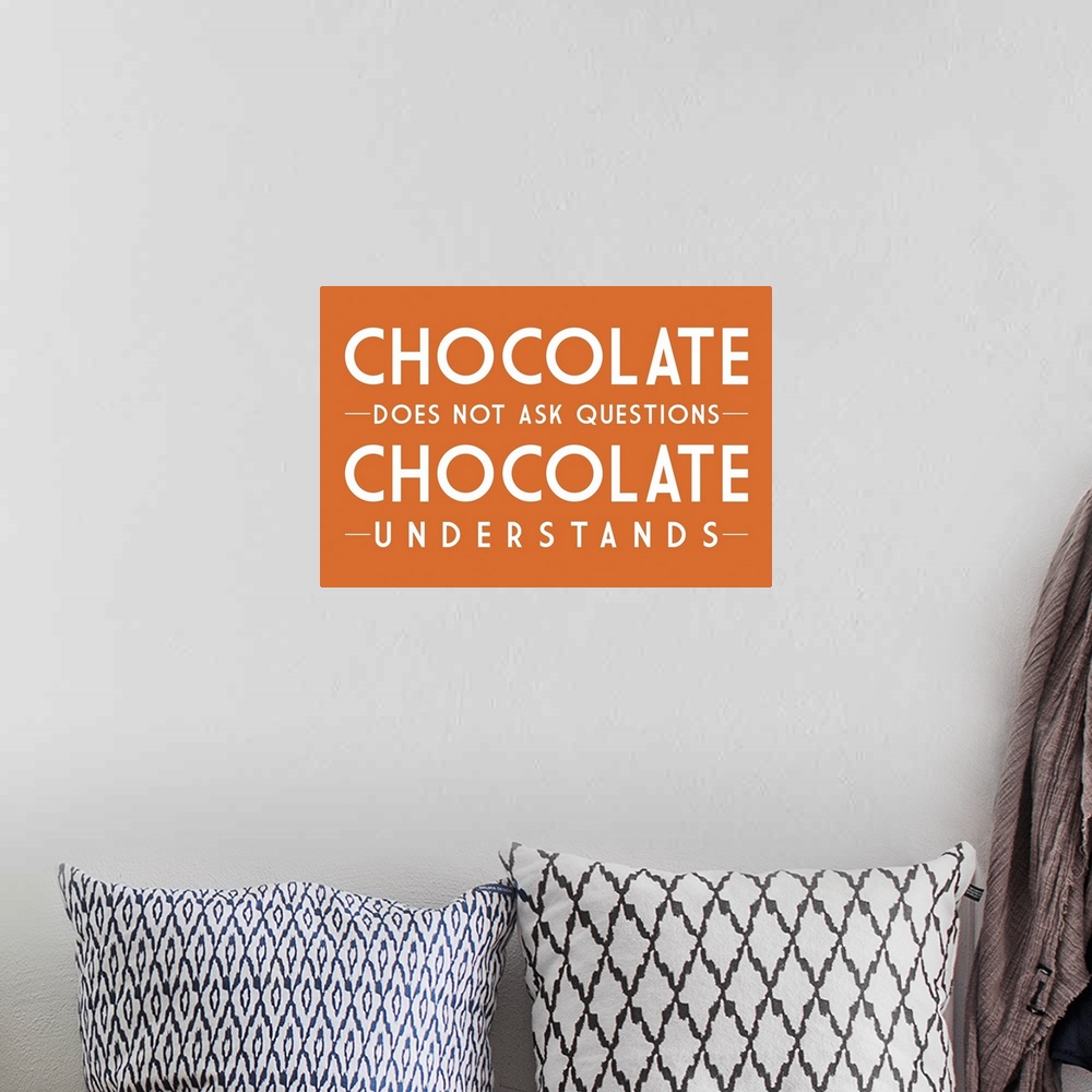 A bohemian room featuring Chocolate Understands