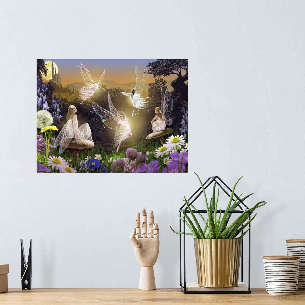 A bohemian room featuring Fairy Ballet I