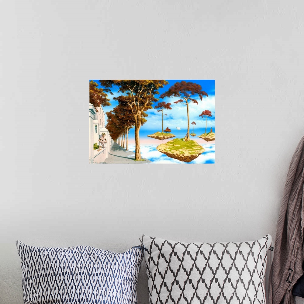 A bohemian room featuring Islands In The Air