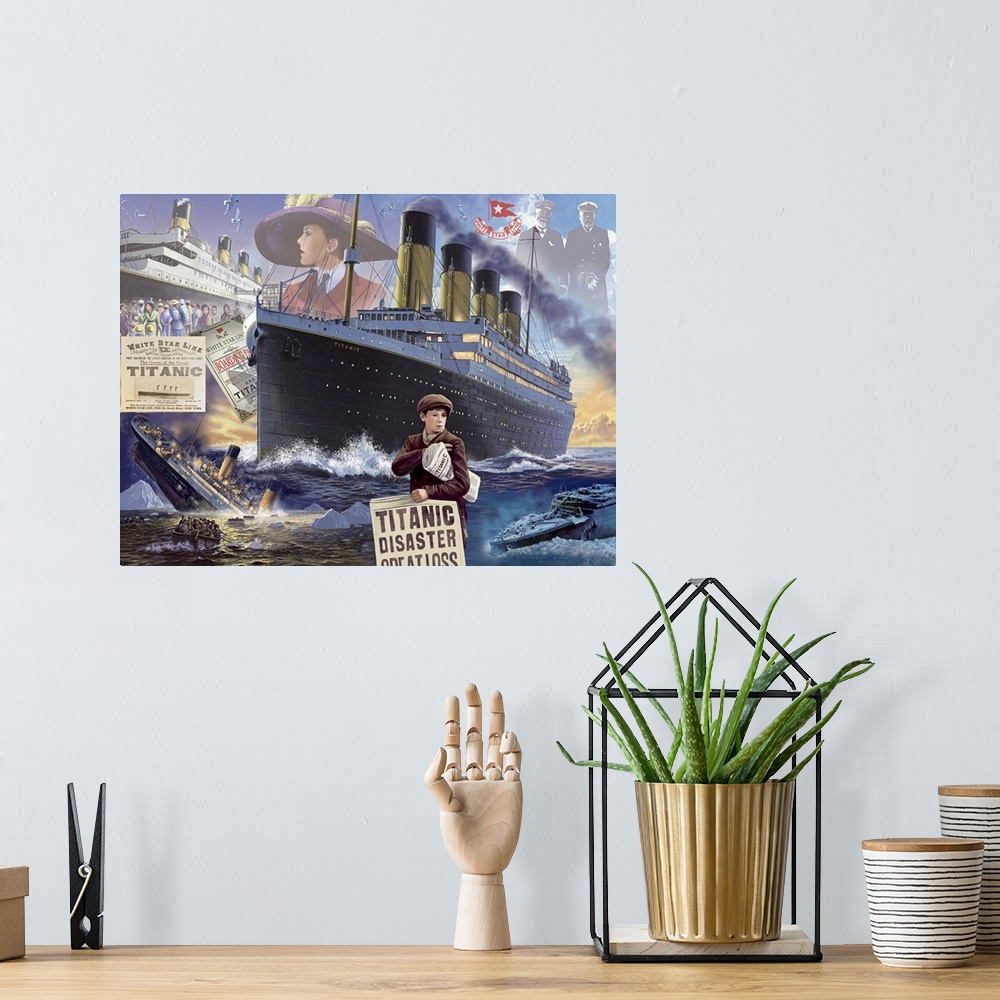 A bohemian room featuring Titanic - Horizontal