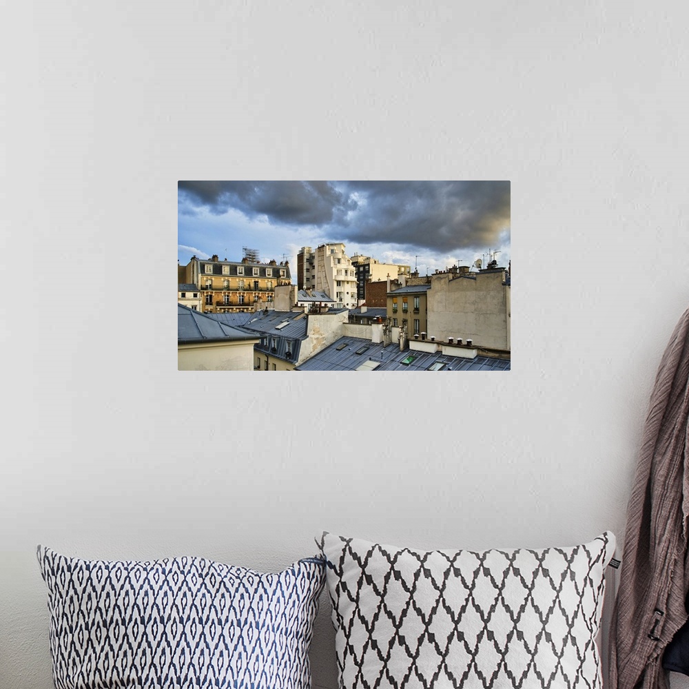A bohemian room featuring France, Paris.