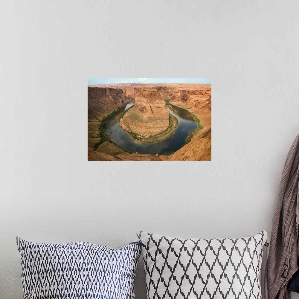 A bohemian room featuring Colorado River at Horseshoe Bend, Page, Arizona