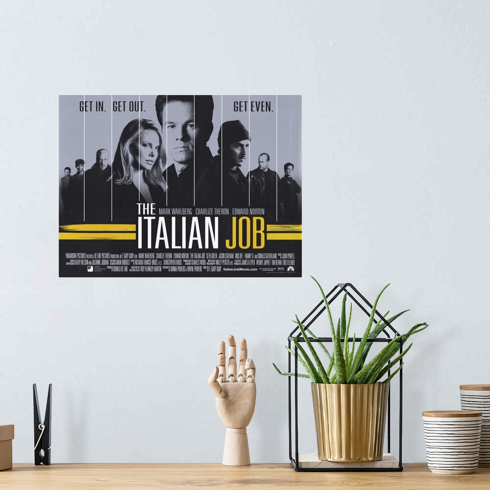 A bohemian room featuring The Italian Job (2003)