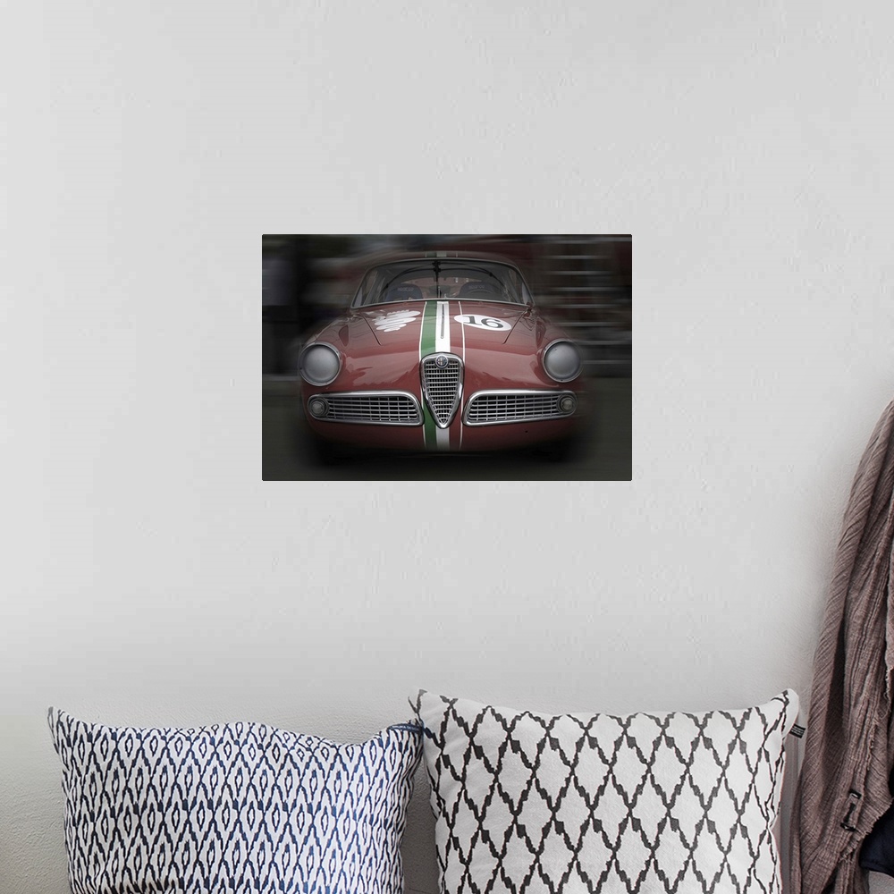 A bohemian room featuring Alfa Romeo Laguna Seca