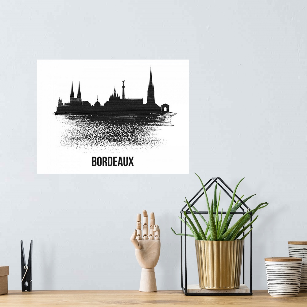 A bohemian room featuring Bordeaux Skyline