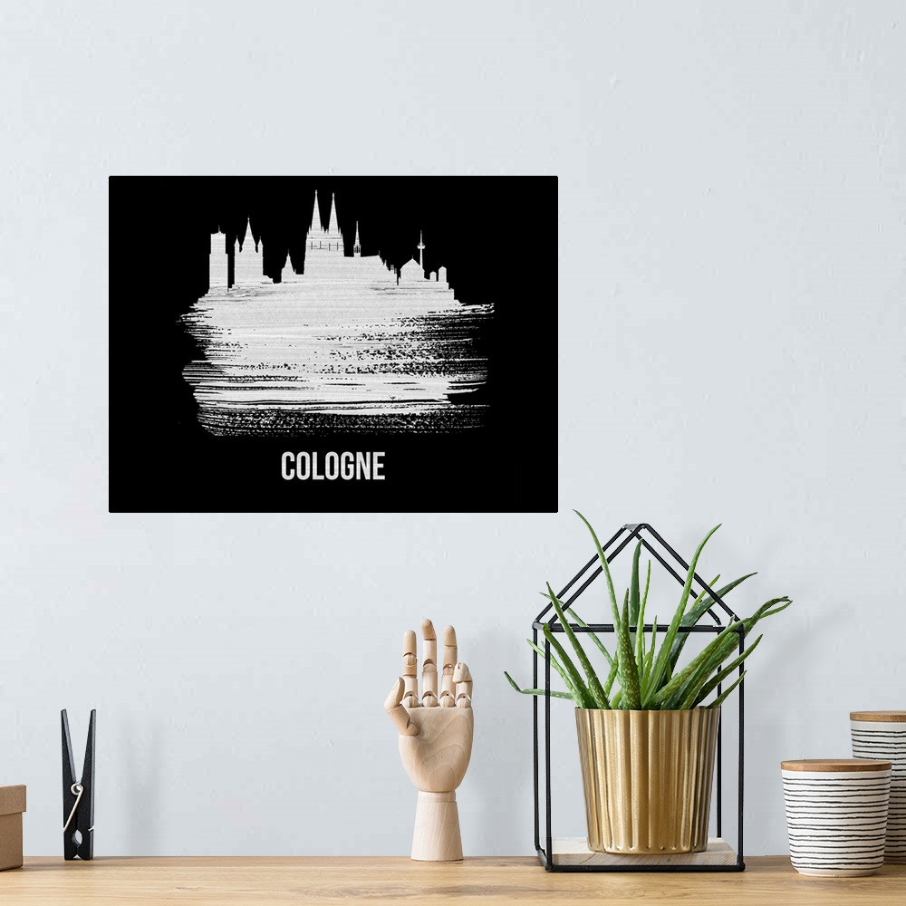 A bohemian room featuring Cologne Skyline