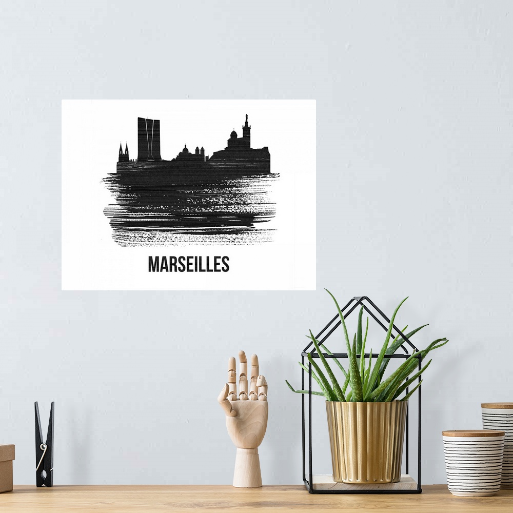 A bohemian room featuring Marseilles Skyline