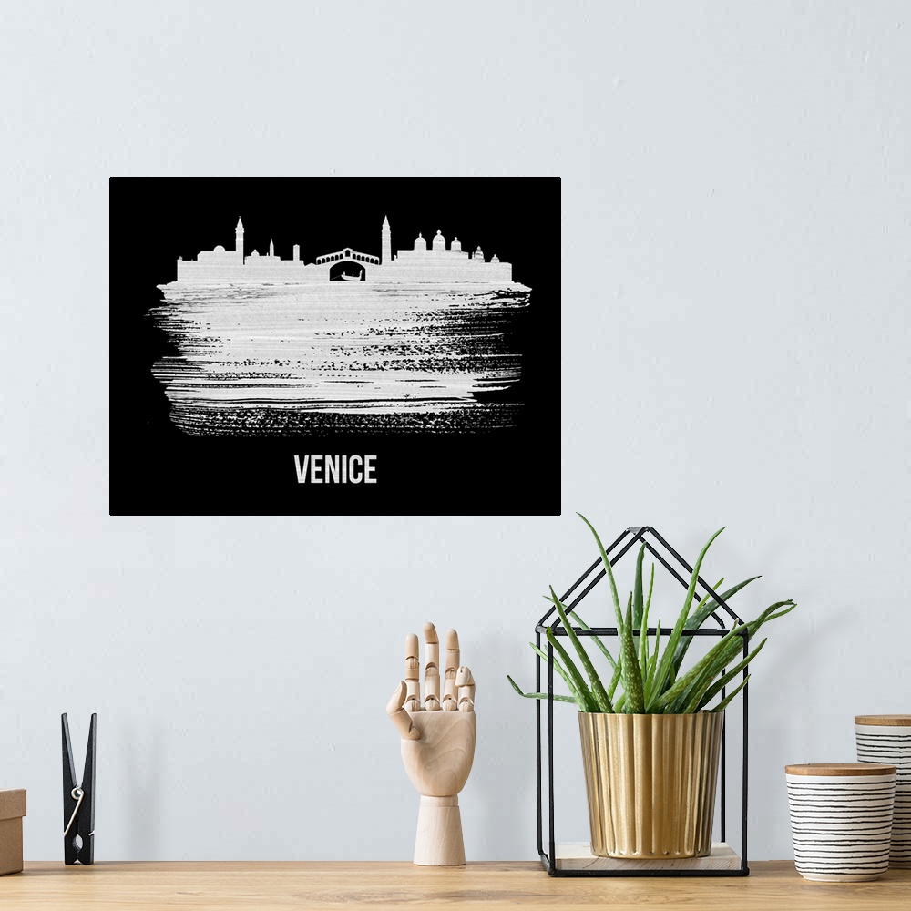A bohemian room featuring Venice Skyline