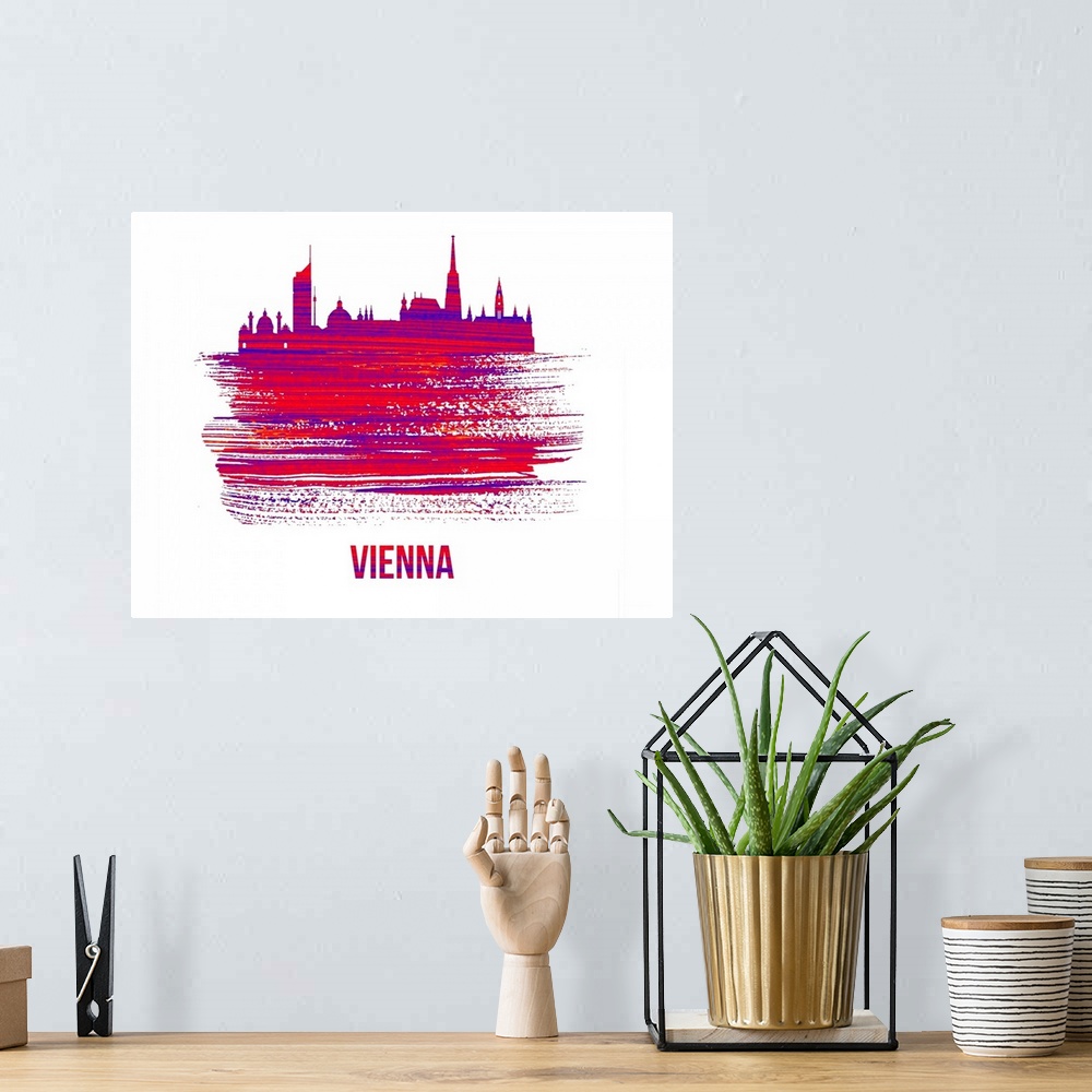 A bohemian room featuring Vienna Skyline