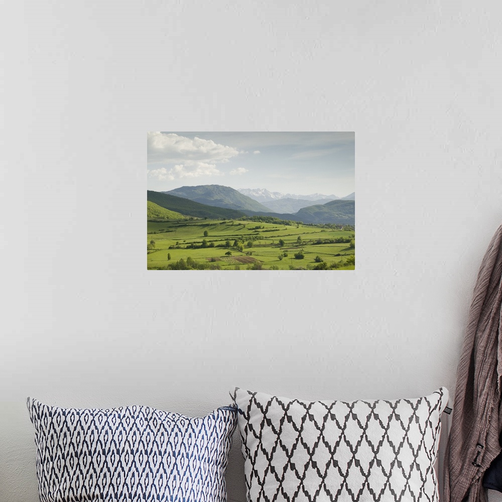 A bohemian room featuring Clouds over mountains, Eastern Montenegro Mountains, Montenegro