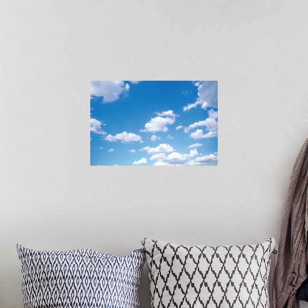 A bohemian room featuring Cumulus Clouds II