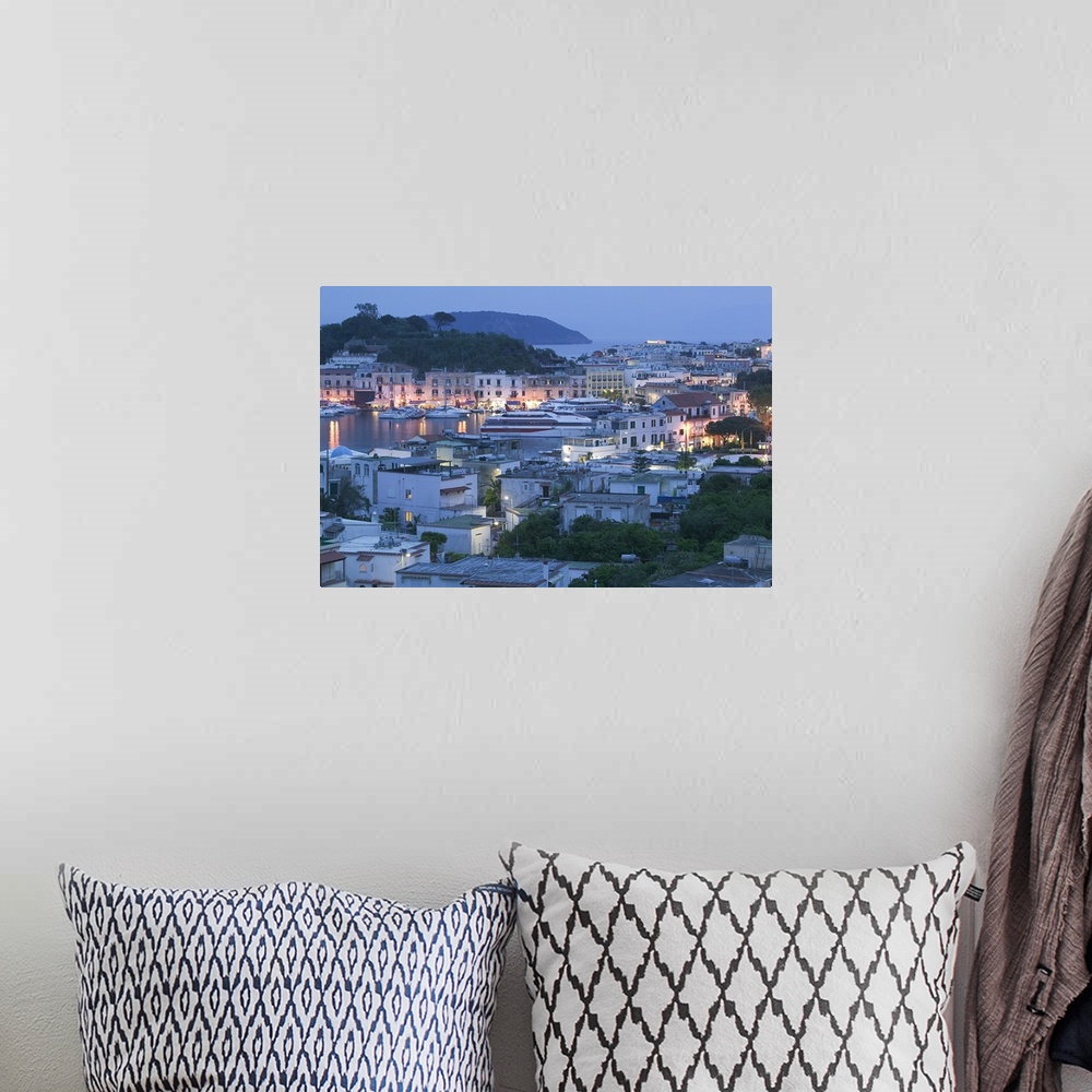 A bohemian room featuring Ferry port town, Campania region, Bay of Naples, Ischia Porto, Italy