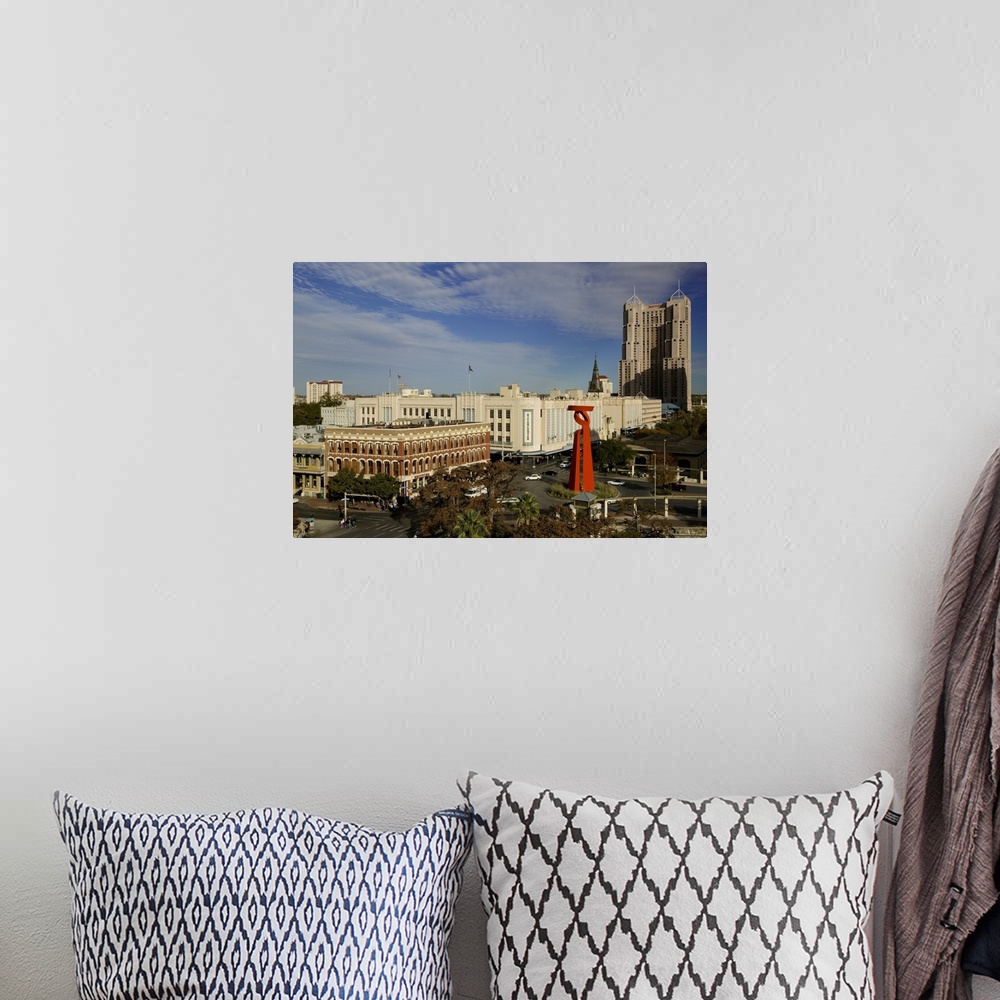 A bohemian room featuring High angle view of buildings in a city, San Antonio, Texas